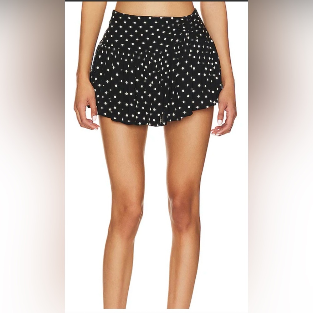 Free People Gobi Skort in Washed Black Combo -Sold Out online women’s medium